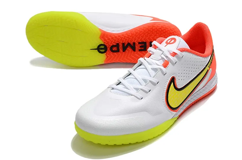 Nike React Tiempo Legend 9 Pro Indoor Motivation Pack - White/Volt Bright Crimson