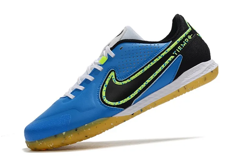 Nike React Tiempo Legend 9 Pro Indoor - Photo Blue/Black/Lime Glow