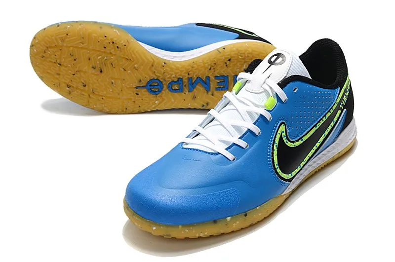 Nike React Tiempo Legend 9 Pro Indoor - Photo Blue/Black/Lime Glow