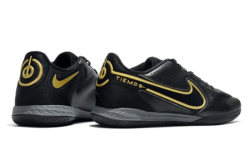 Nike React Tiempo Legend 9 Pro Indoor Shadow Pack - Black/Metallic Gold