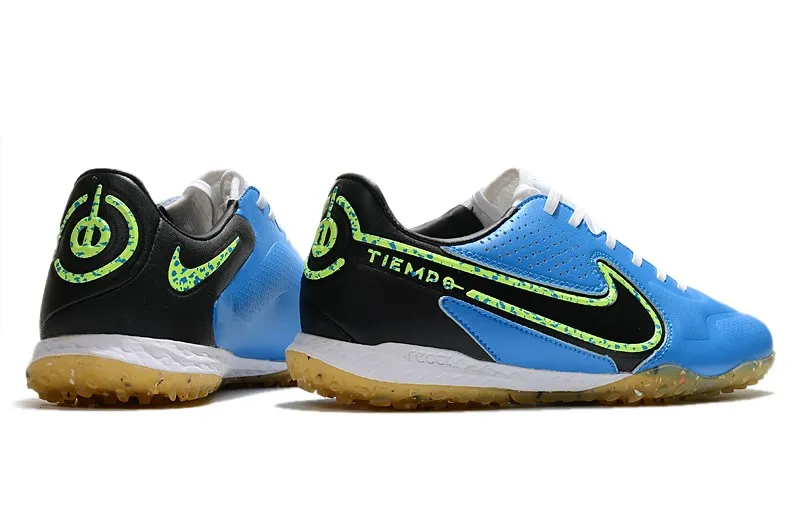 Nike React Tiempo Legend 9 Pro Turf - Photo Blue/Black/Lime Glow