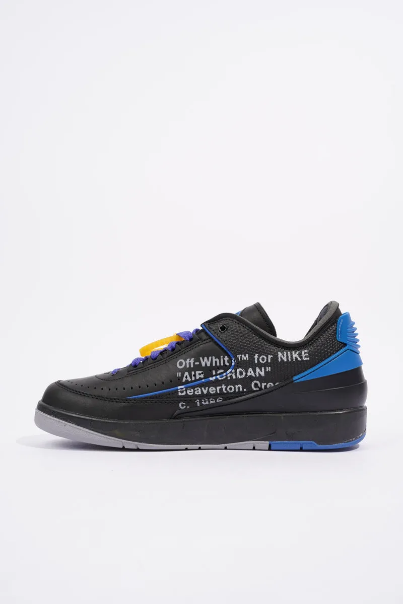 Nike x Off White Jordan 2 Retro Low Sp Off White Black / Varsity Royal Leather EU 42.5 UK 8