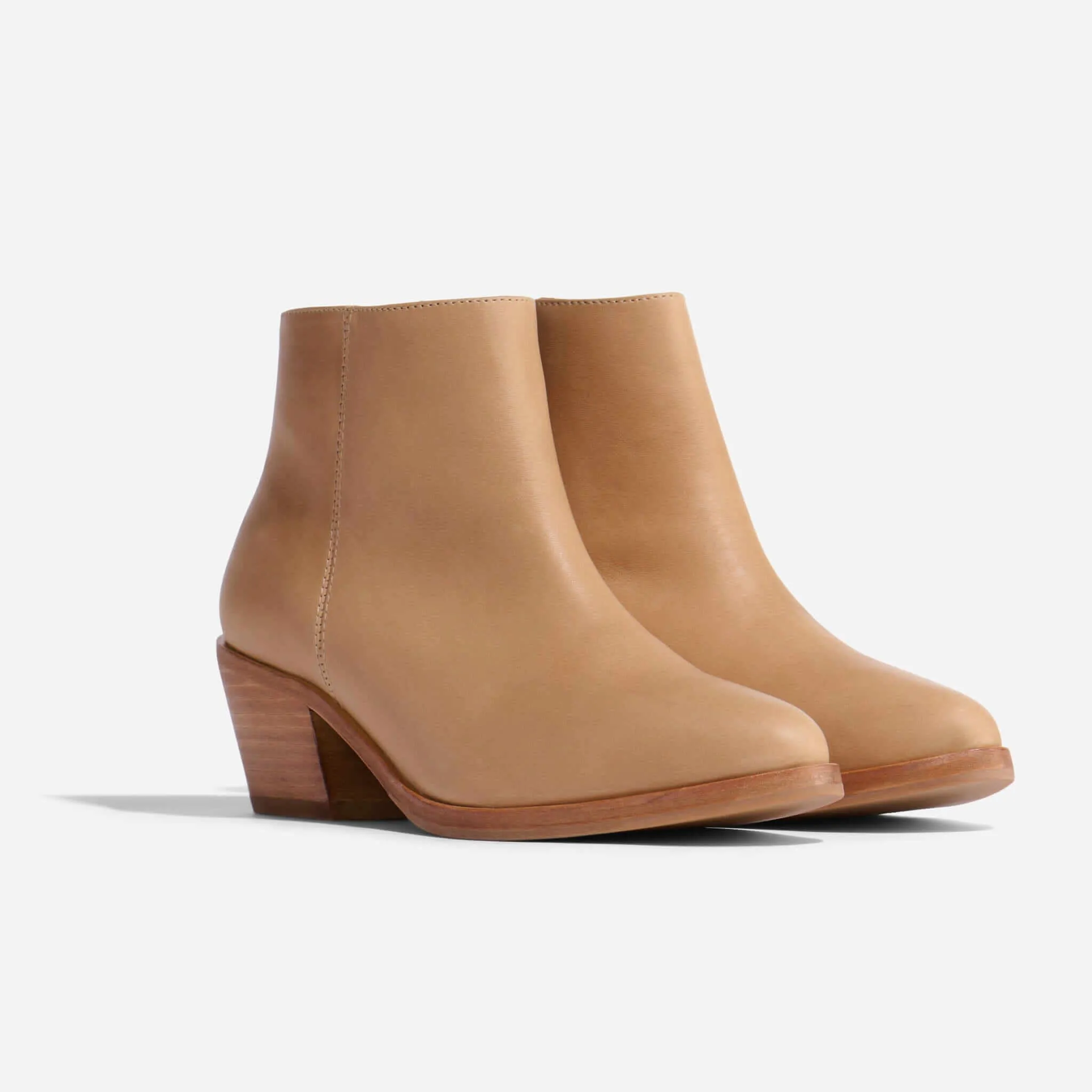 Nisolo Marisa Inside Zip Boot Almond