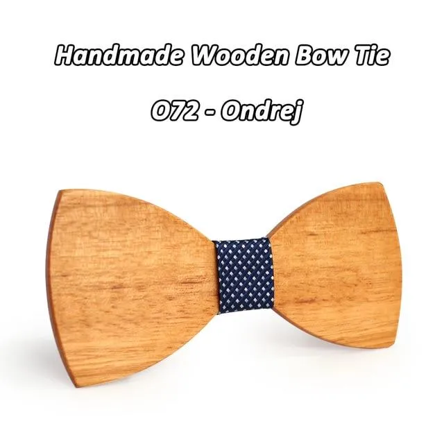 Novelty Fashion Wooden Butterfly Gravata Necktie Bowtie for Suit Shirt