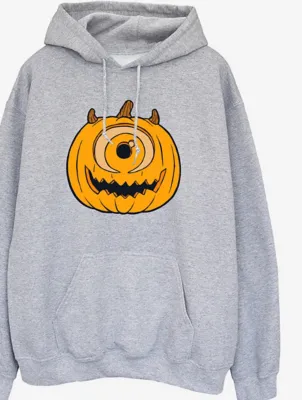 NW2 Monsters Inc Pumpkin Adult Grey Hoodie | Men | George at ASDA