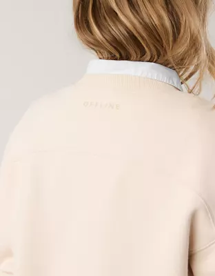 OFFLINE By Aerie Cloud Fleece Crewneck Sweatshirt-