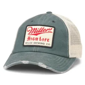 Orville Hat: Miller High Life - Stone/Green