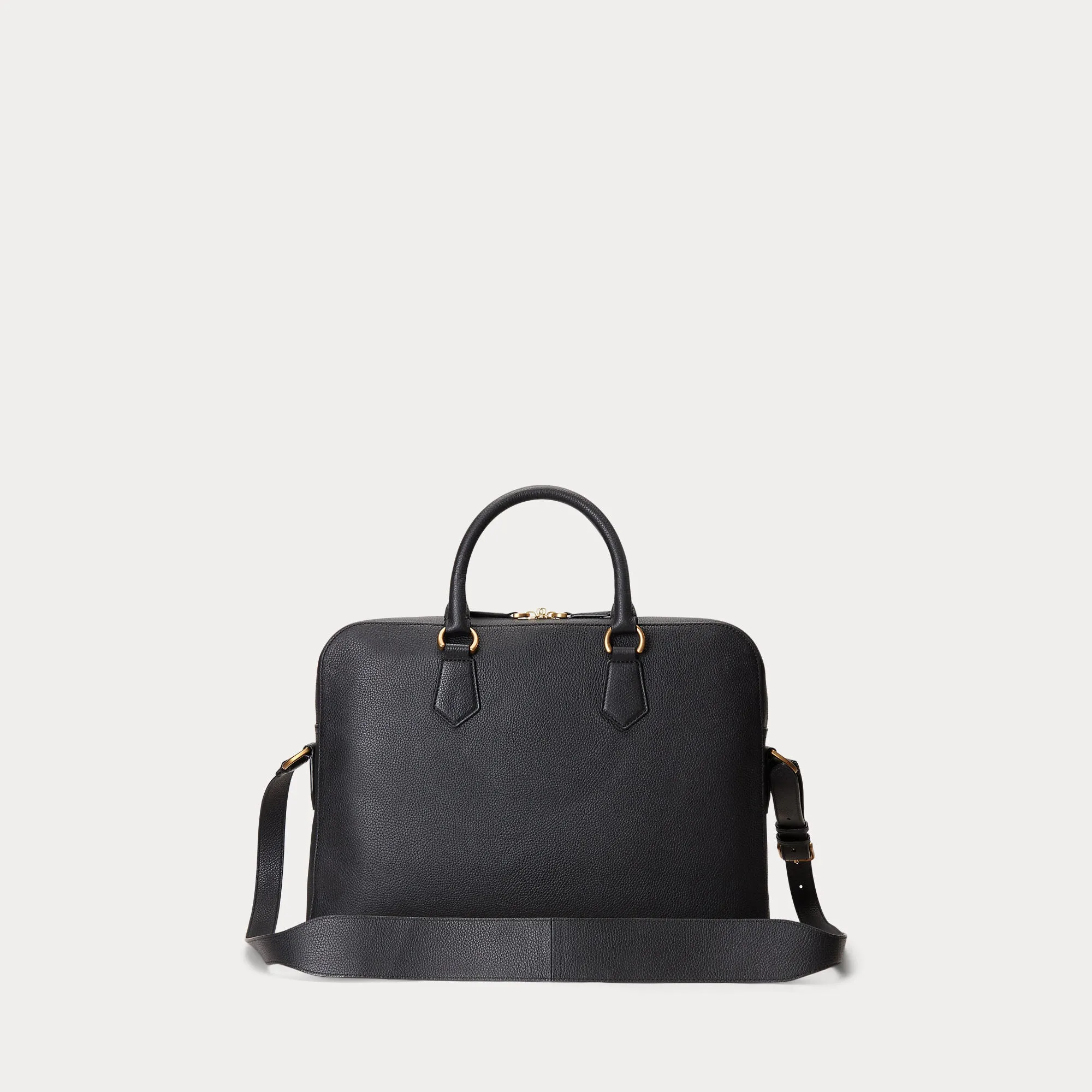 PEBBLED LEATHER COMMUTER BAG