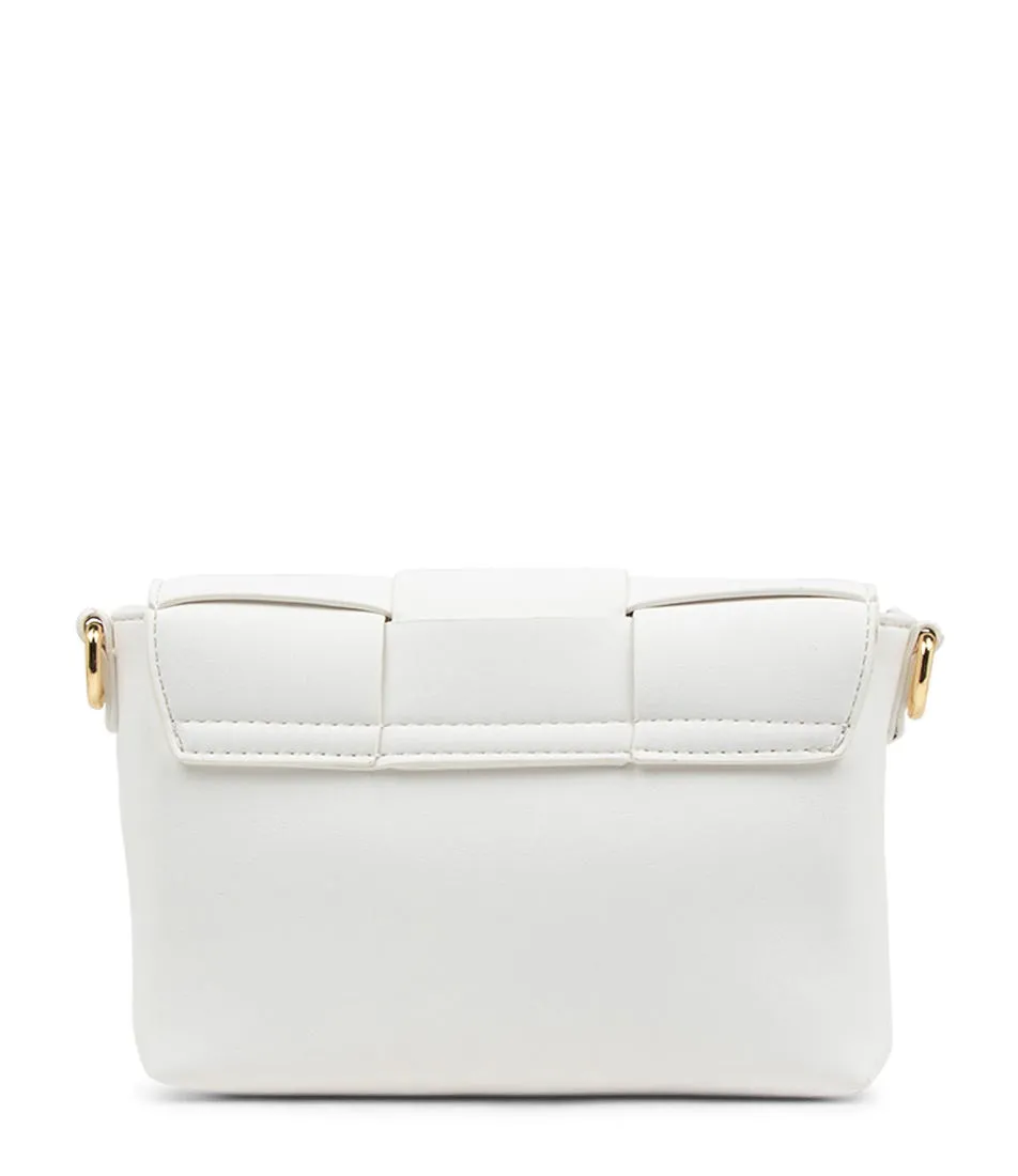 PETA & JAIN Love White Gold Cross Body Bag