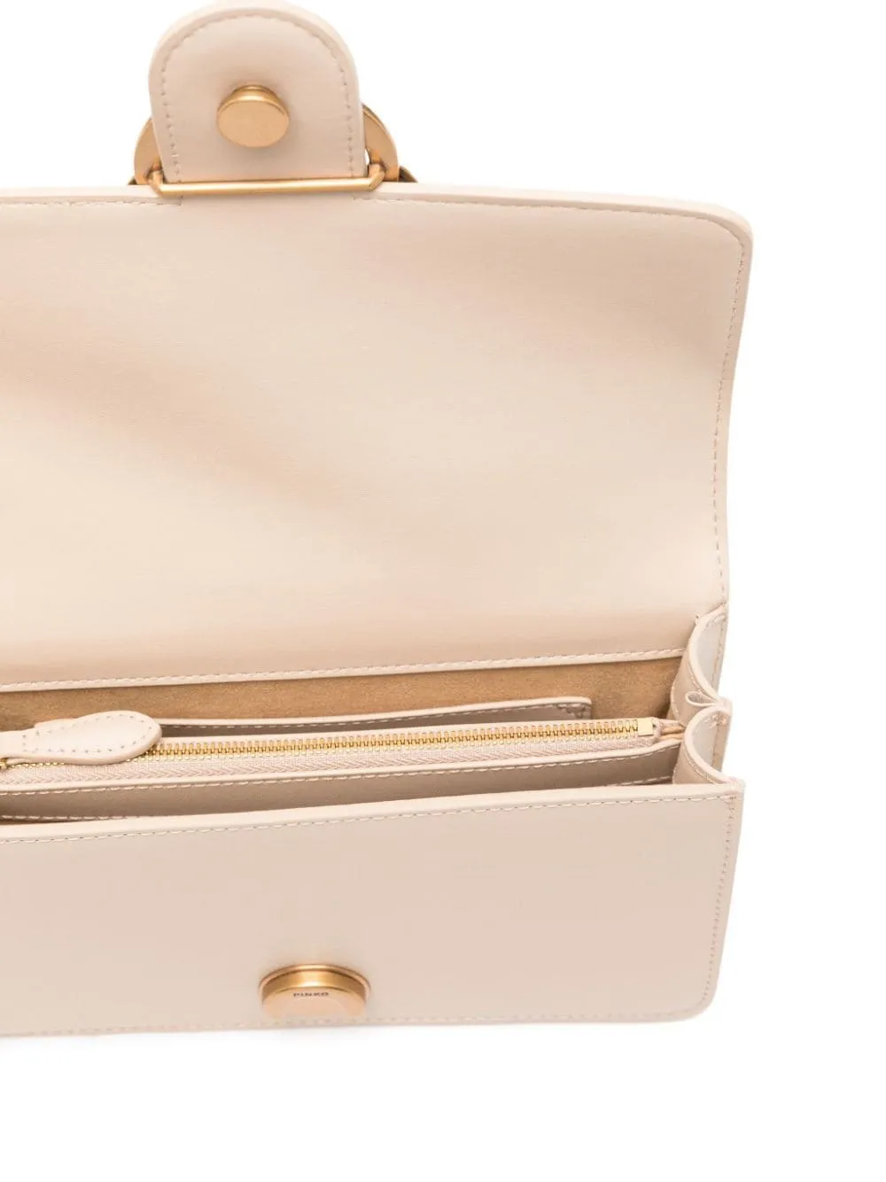 PINKO mini Love One cross body bag - Neutrals