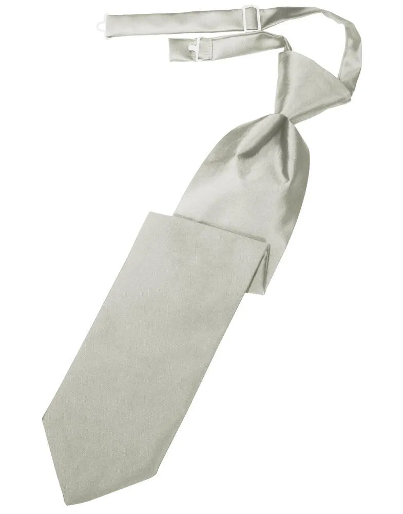 Platinum Luxury Satin Necktie