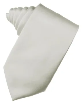 Platinum Luxury Satin Necktie