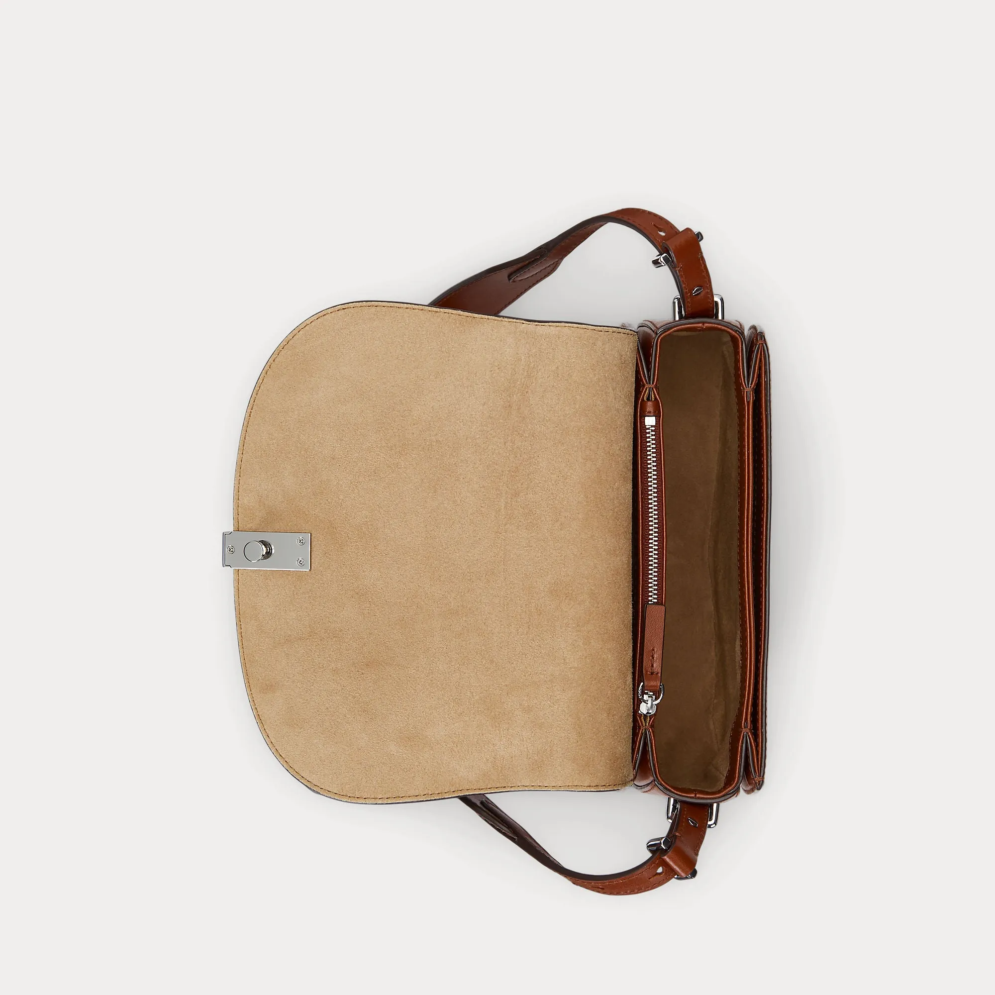 POLO ID LEATHER SADDLE BAG