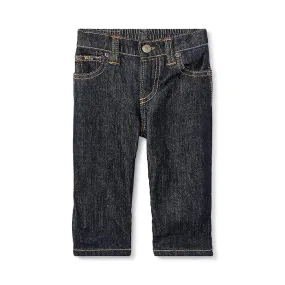 Polo Ralph Lauren Kids Hampton Straight Stretch Jeans in Vestry Wash Stretch (Infant)