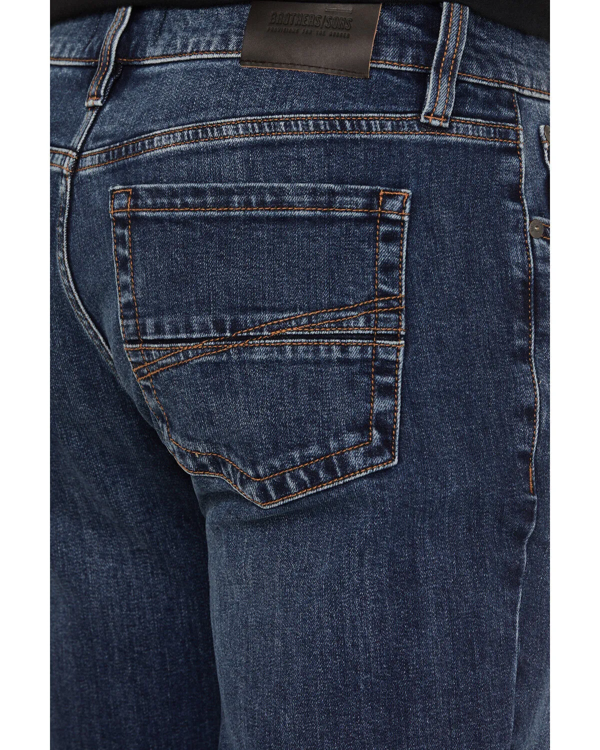 Product Name:  Brothers and Sons Men's Nightfall Dark Wash Slim Tapered Stretch Denim Jeans