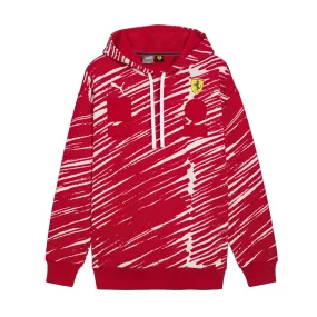 Puma Unisex Ferrari X Joshua Vides Hoodie 623044-02 Rosso Corsa