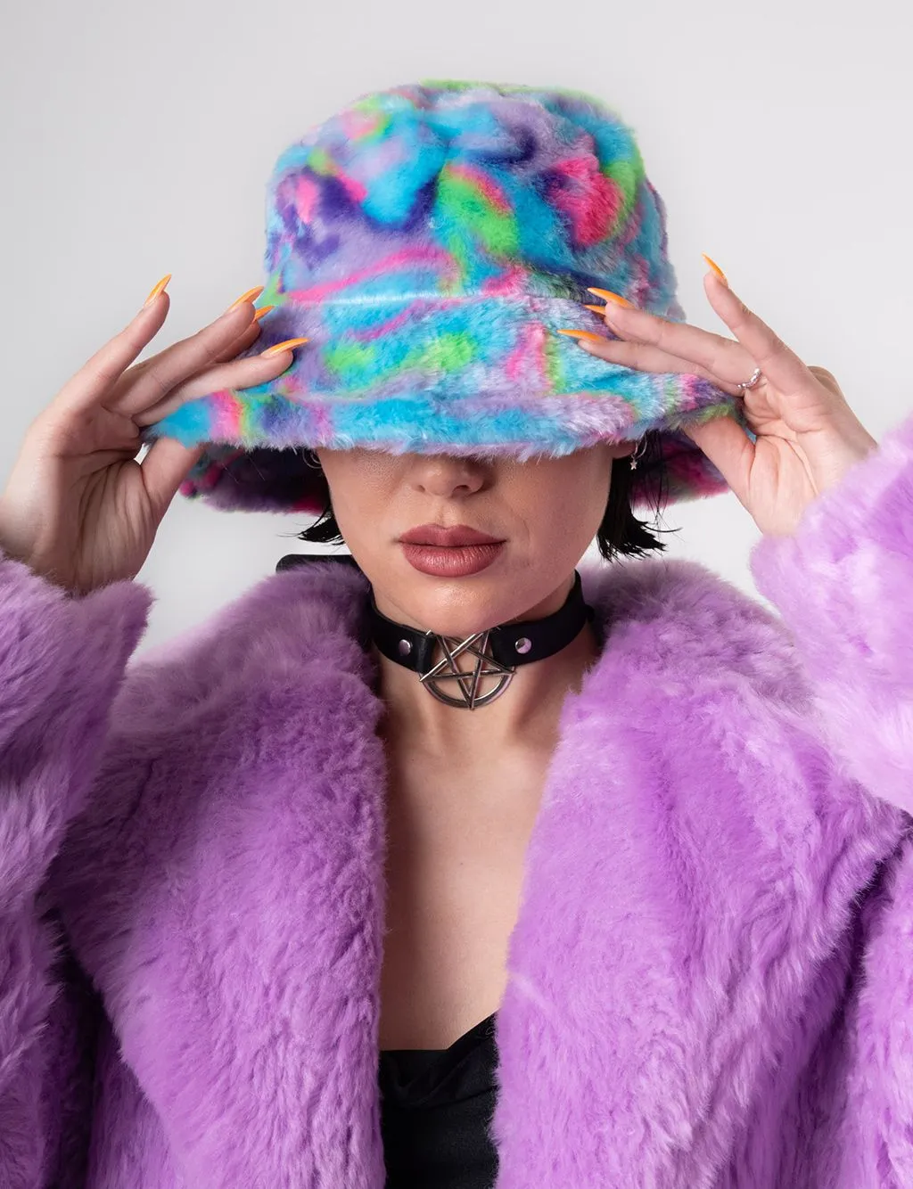 PURPLE HAZE FUZZY HAT