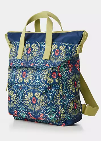 Recycled Content Soft Roll Top Printed Backpack by Joe Browns | Look Again