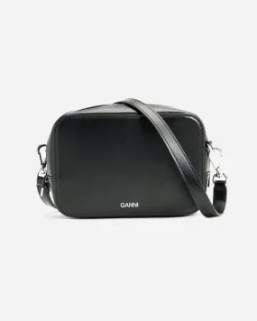 Recycled Leather Small bag - Black