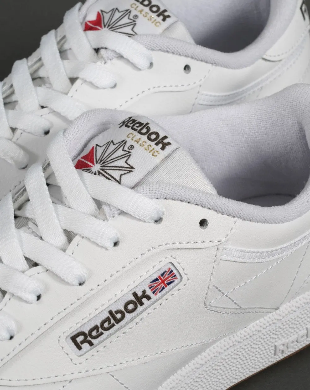 Reebok Club C 85 Trainers White/Army Green