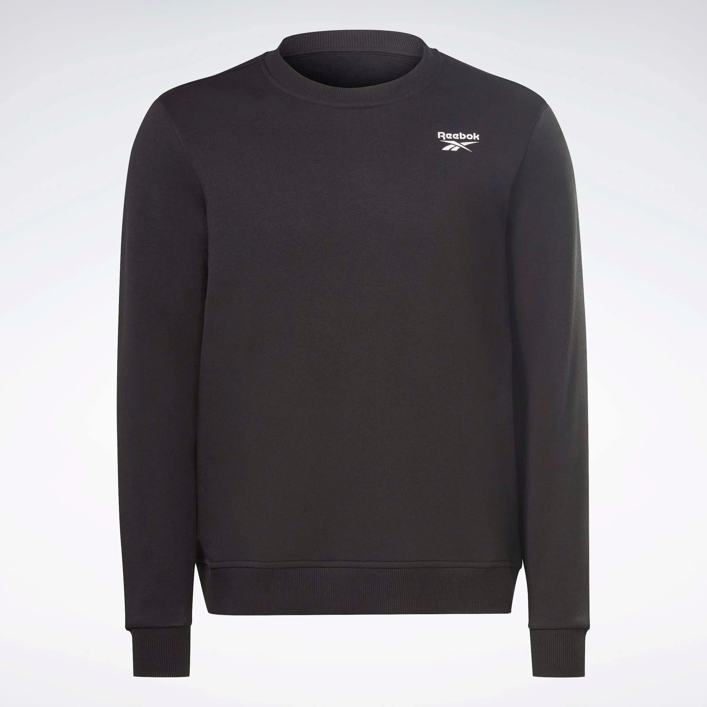 Reebok Identity Fleece Vector Crew Sweatshirt Black