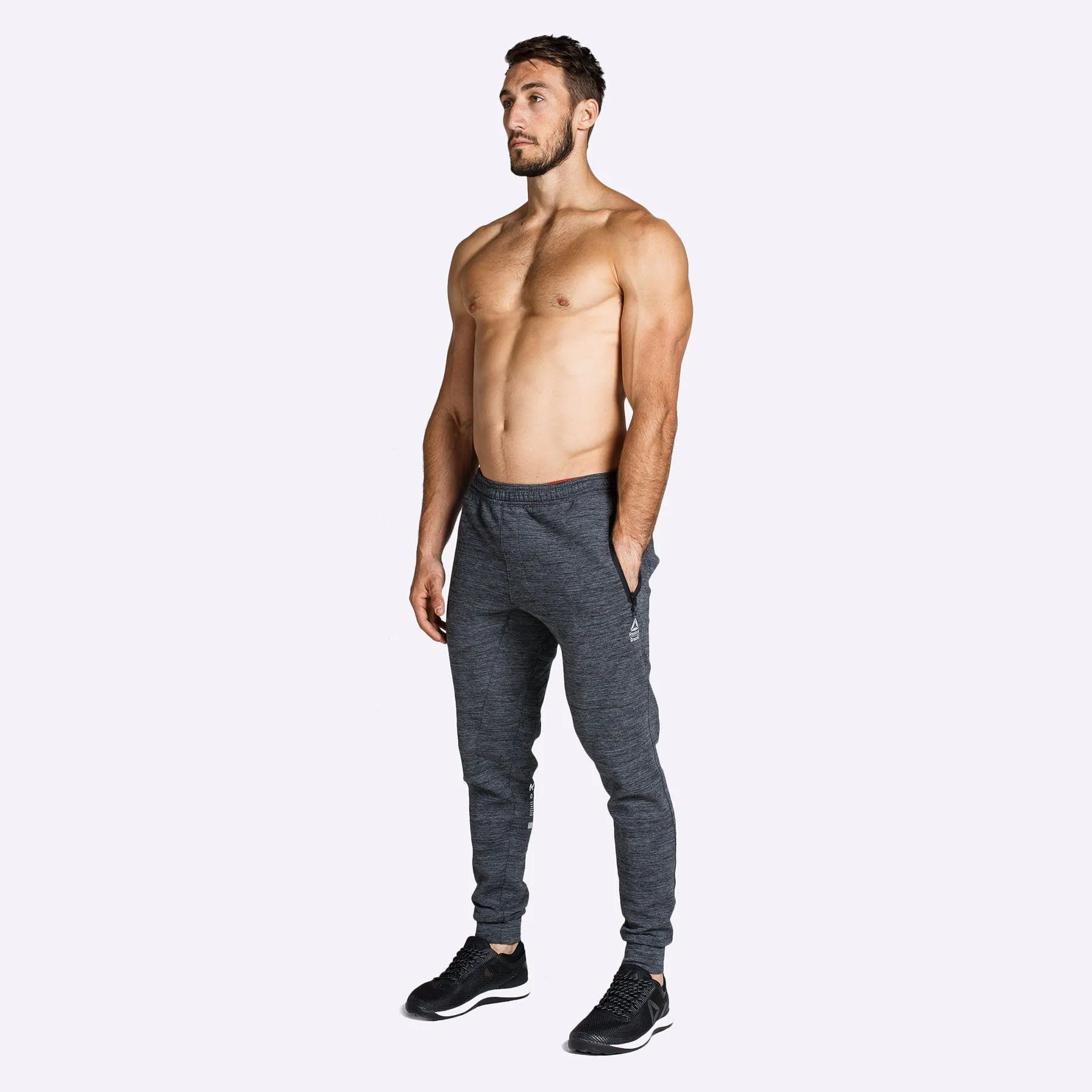 Reebok - Men's CrossFit Doubleknit Joggers - Dark Grey Heather