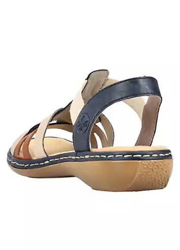 Rieker 65918 Ladies Multi Elasticated Sandals | Grattan