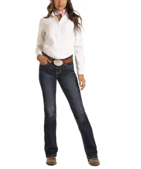 Rock & Roll Cowgirl Women's Boot Cut Riding Jean