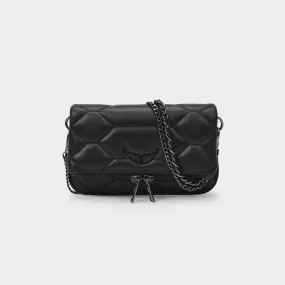 Rock Nano XL Bag in Black Lamb Leather