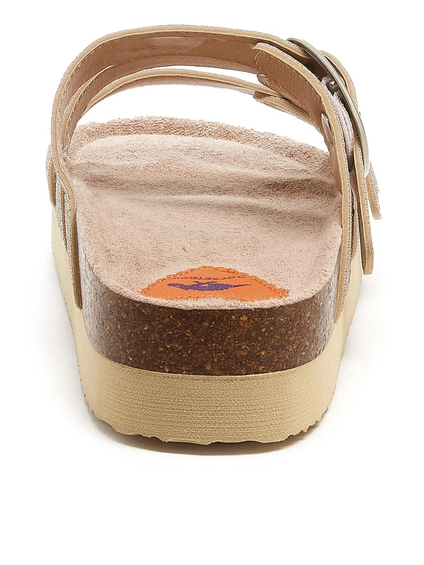 Rocket Dog Ashley BraidedGlitter Slider Sandals - Gold