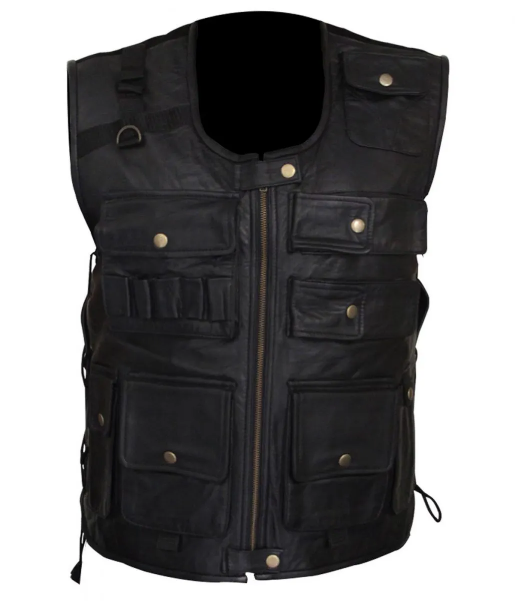 Roman Reigns Tactical Leather Vest