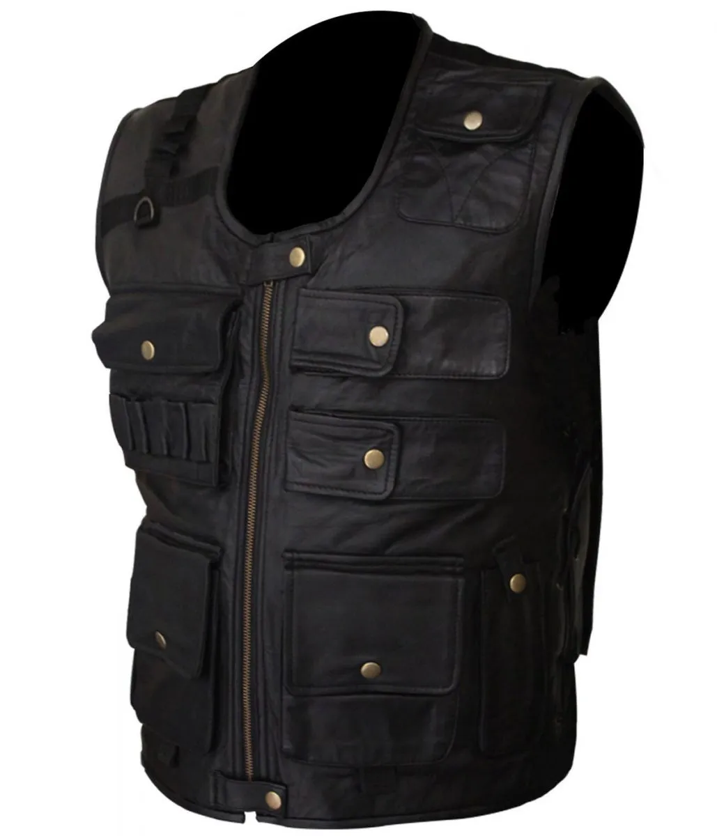 Roman Reigns Tactical Leather Vest