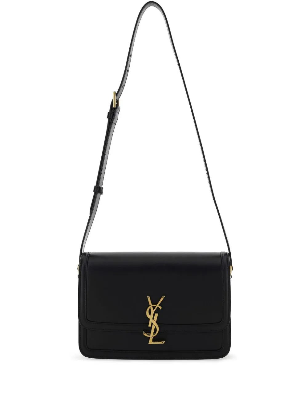 Saint Laurent monogram leather shoulder bag - Black