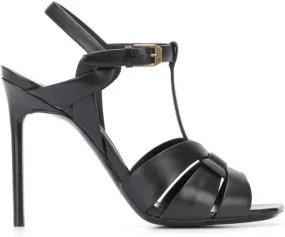 Saint Laurent Tribute 110mm sandals Black