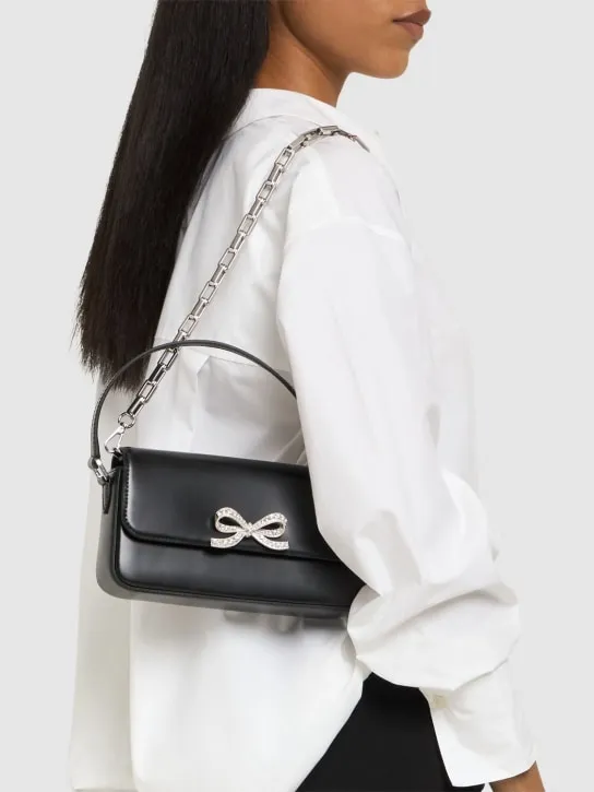 Self-portrait   Bow leather shoulder bag 