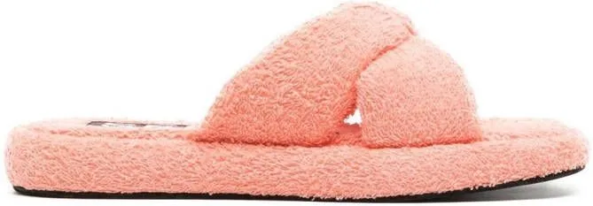 Senso Bubbles terry-cloth effect sandals Pink