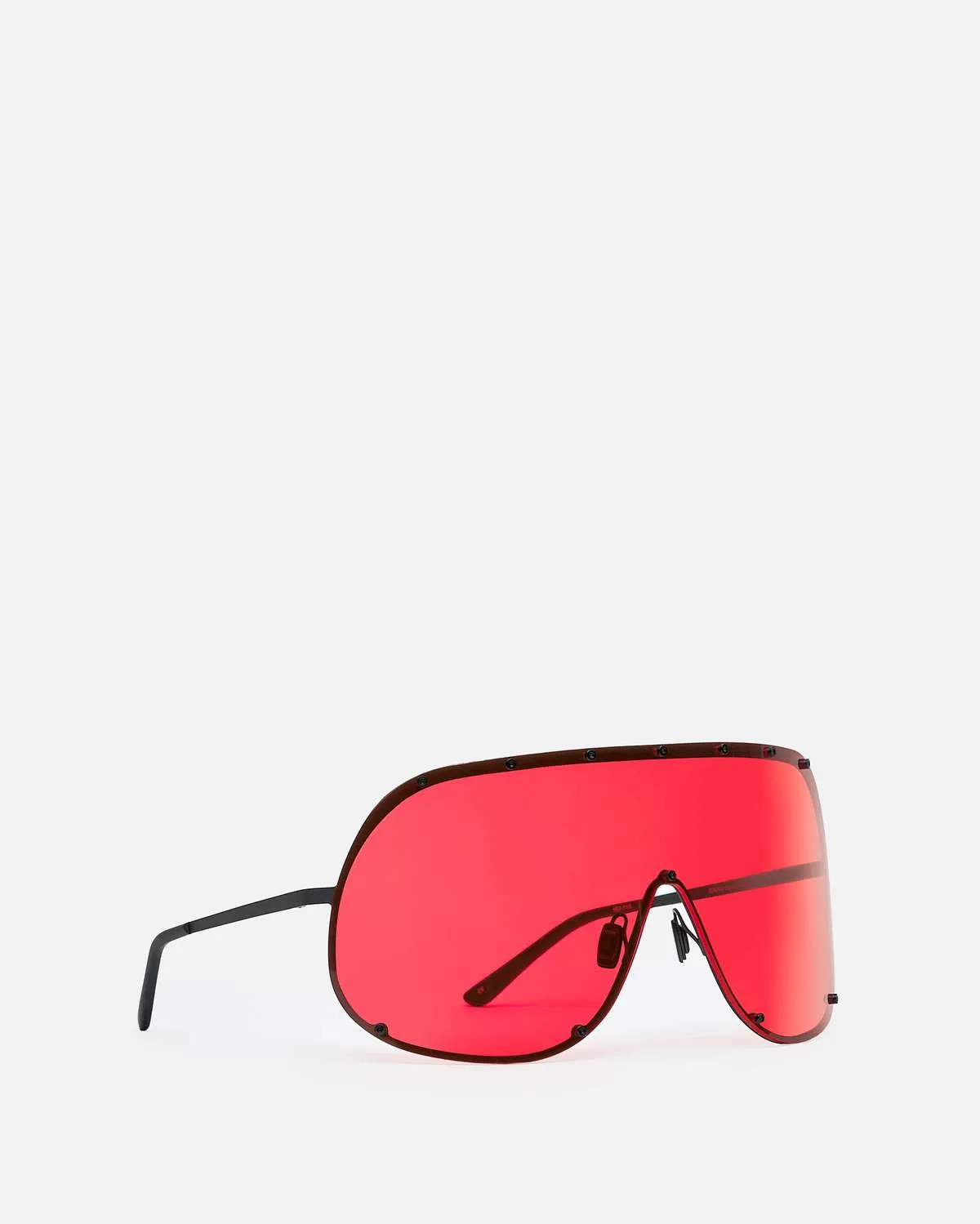 Shield Sunglasses - Black/Red