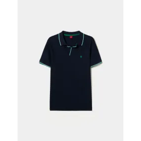 Slim fit polo without buttons