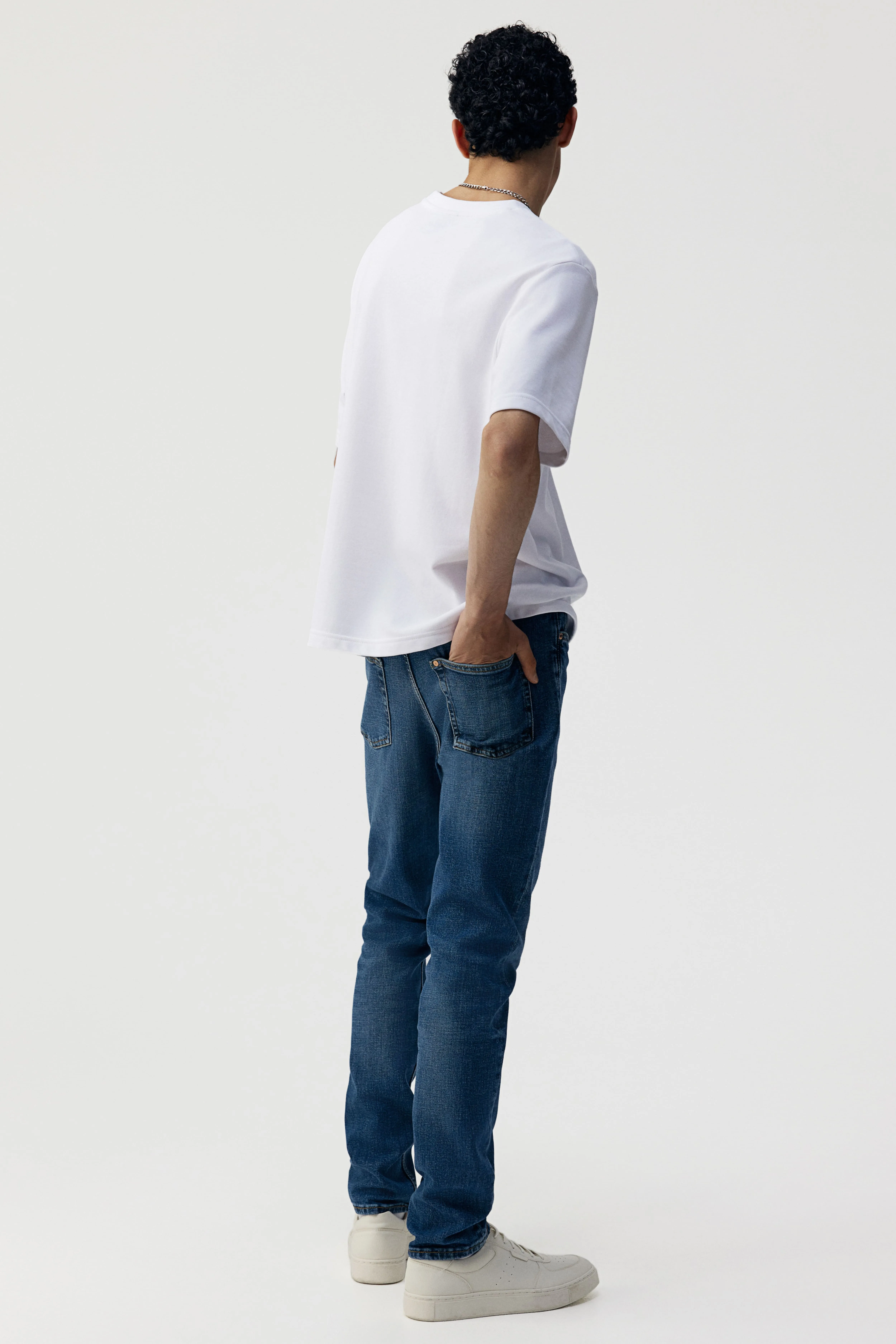 Slim Jeans - Regular waist - Long - Light denim blue - Men | H&M GB