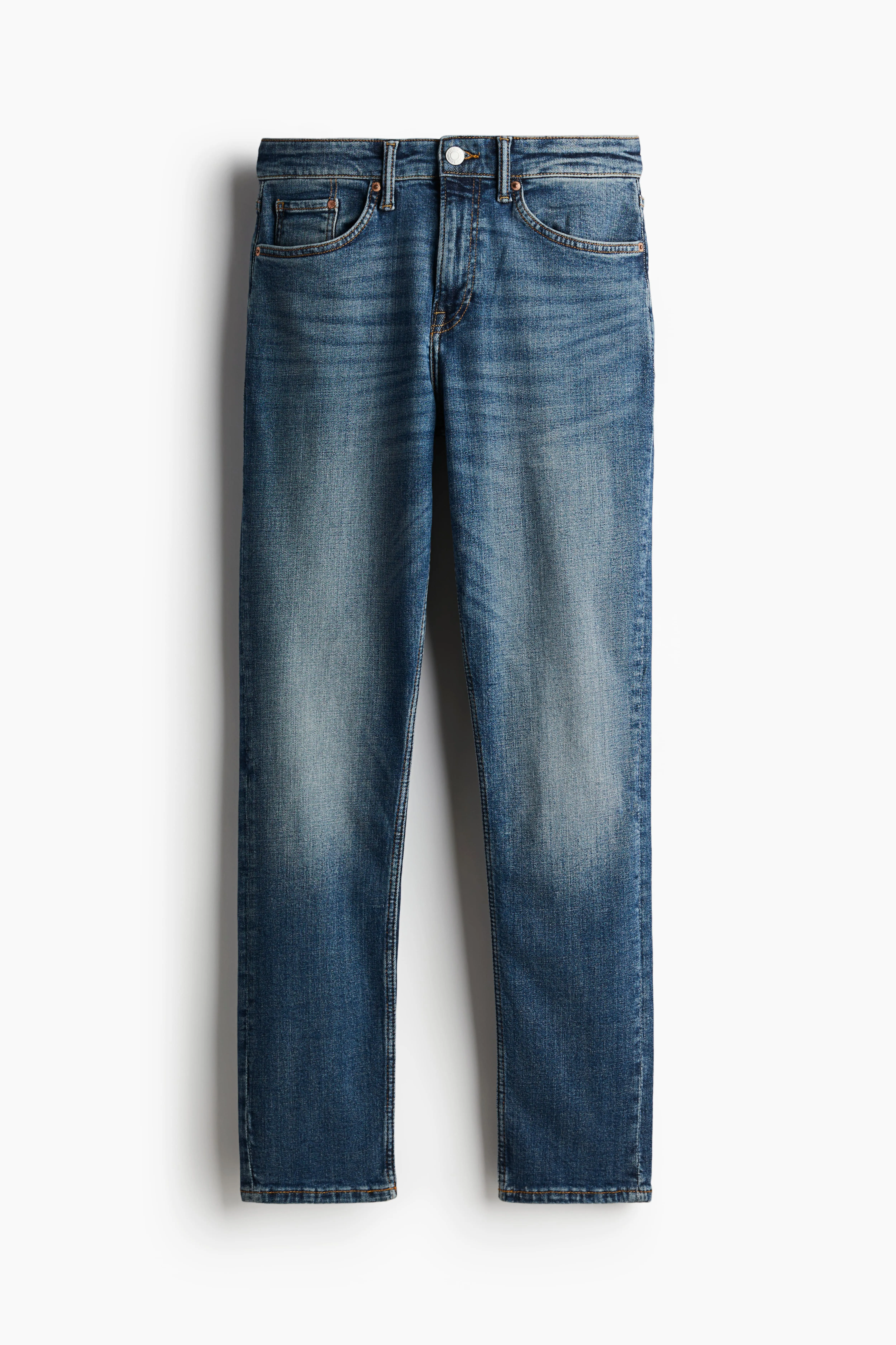 Slim Jeans - Regular waist - Long - Light denim blue - Men | H&M GB