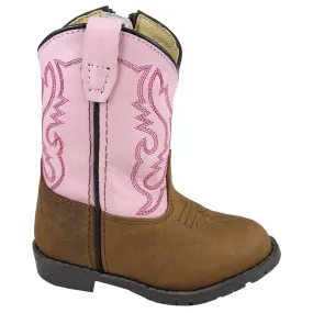 Smoky Mountain Girl's Toddler Toddler Brown Distress/Pink Boot