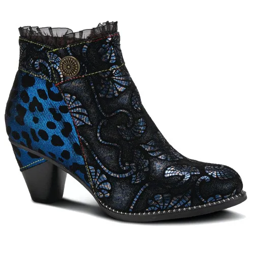 Spring Step L'Artiste Women's Dessa Boot - Navy Multi