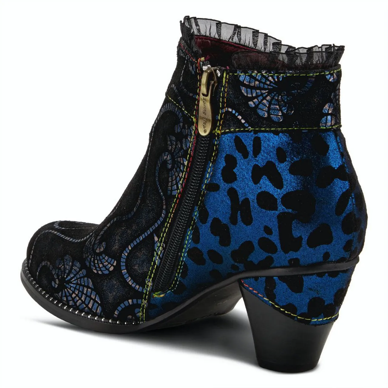 Spring Step L'Artiste Women's Dessa Boot - Navy Multi