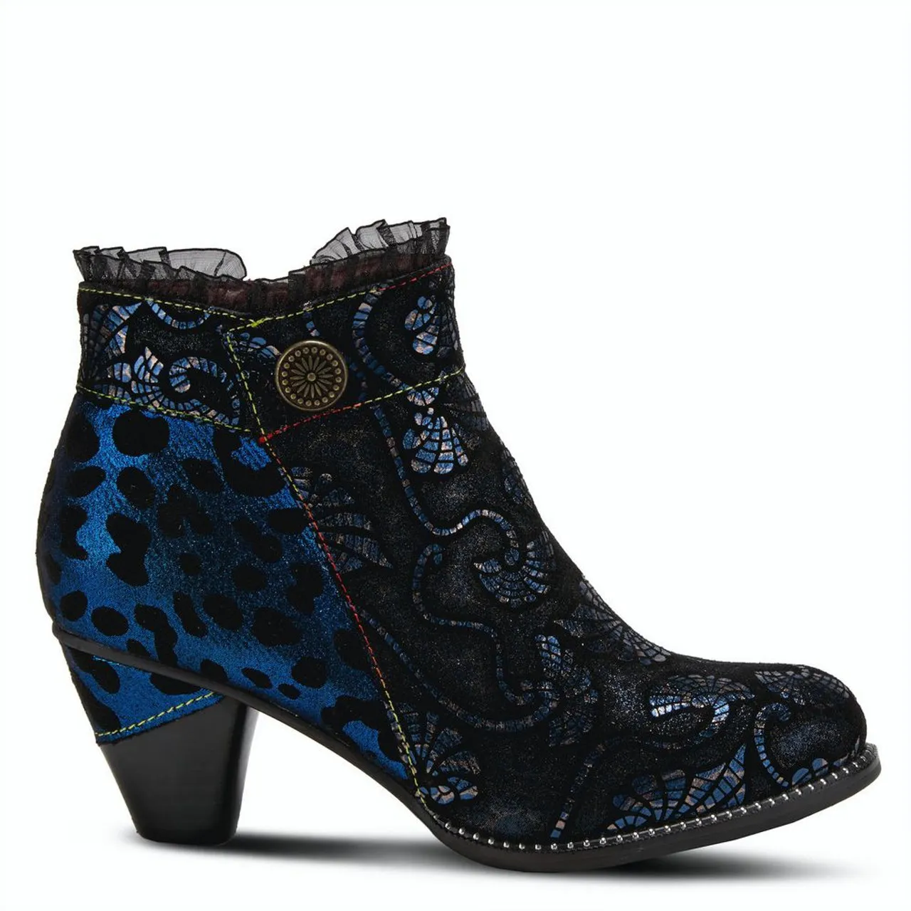 Spring Step L'Artiste Women's Dessa Boot - Navy Multi