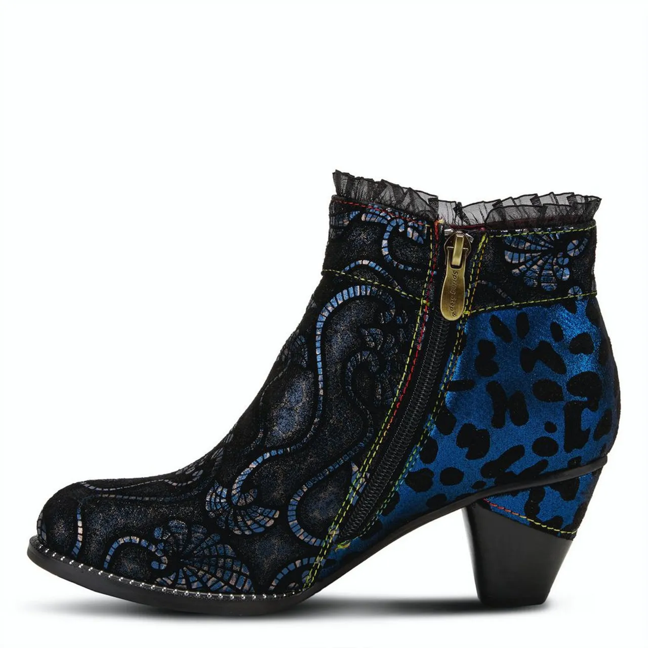 Spring Step L'Artiste Women's Dessa Boot - Navy Multi