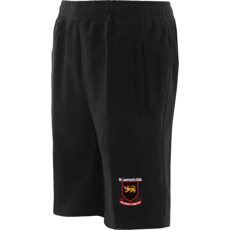 St Laurences GAA Benson Fleece Shorts Black