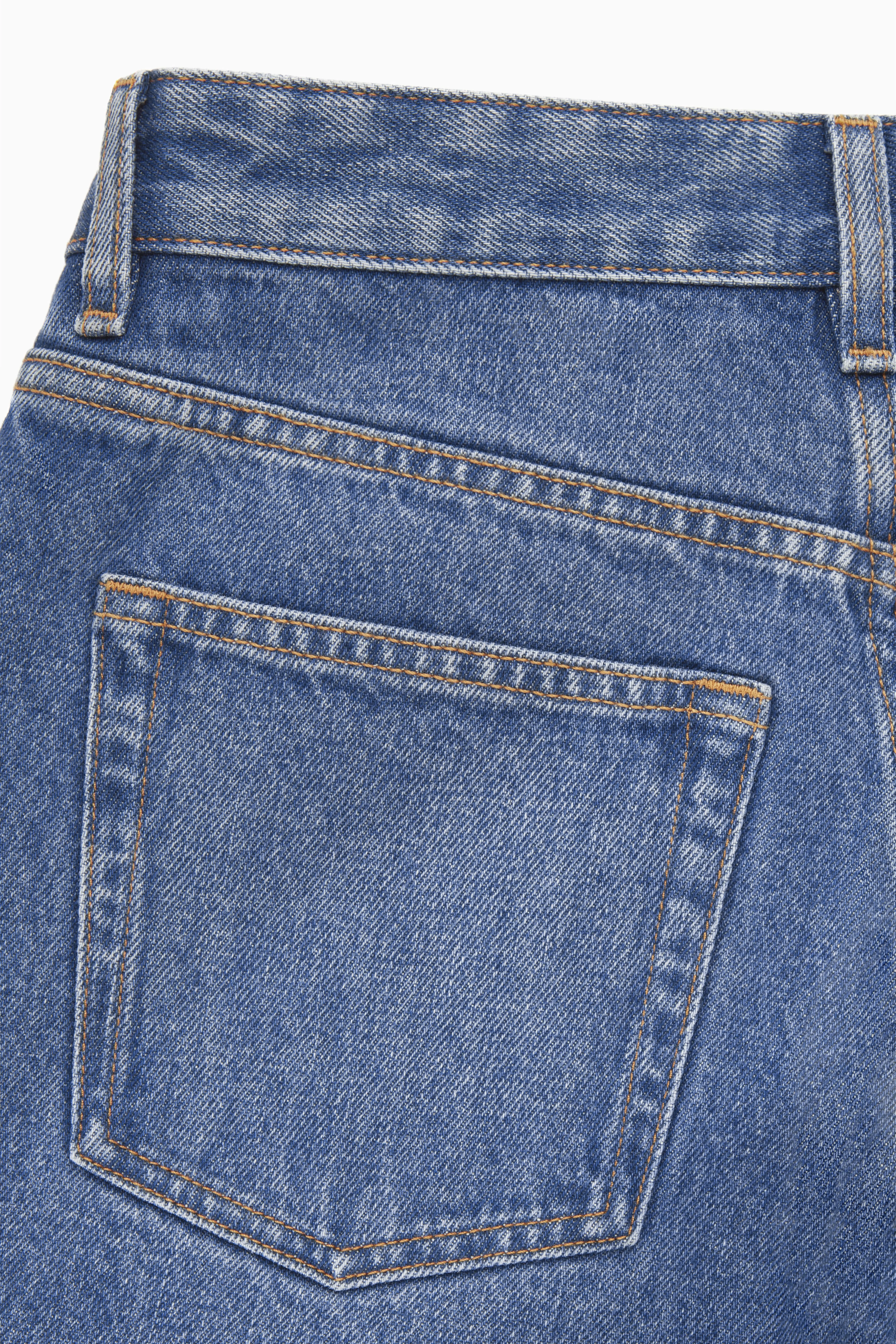 STRAIGHT-LEG LOOSE-FIT EXTRA-LONG JEANS - High waist - Long - BLUE - Ladies | H&M GB