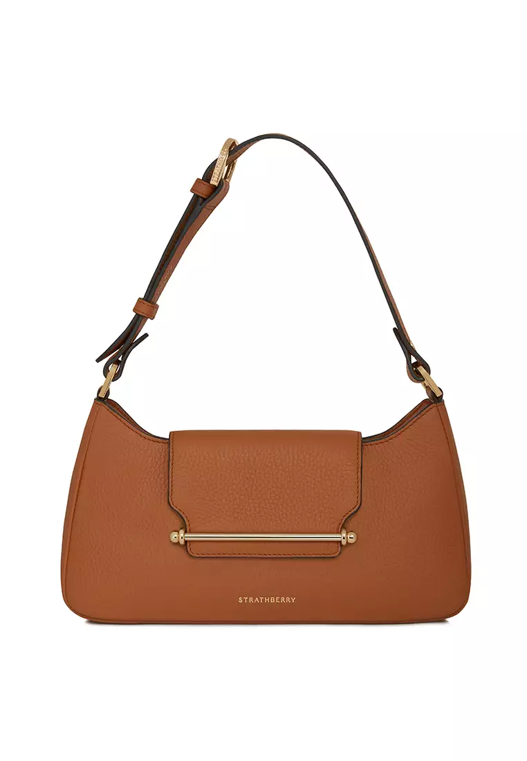 Strathberry MULTREES OMNI SHOULDER BAG - TAN