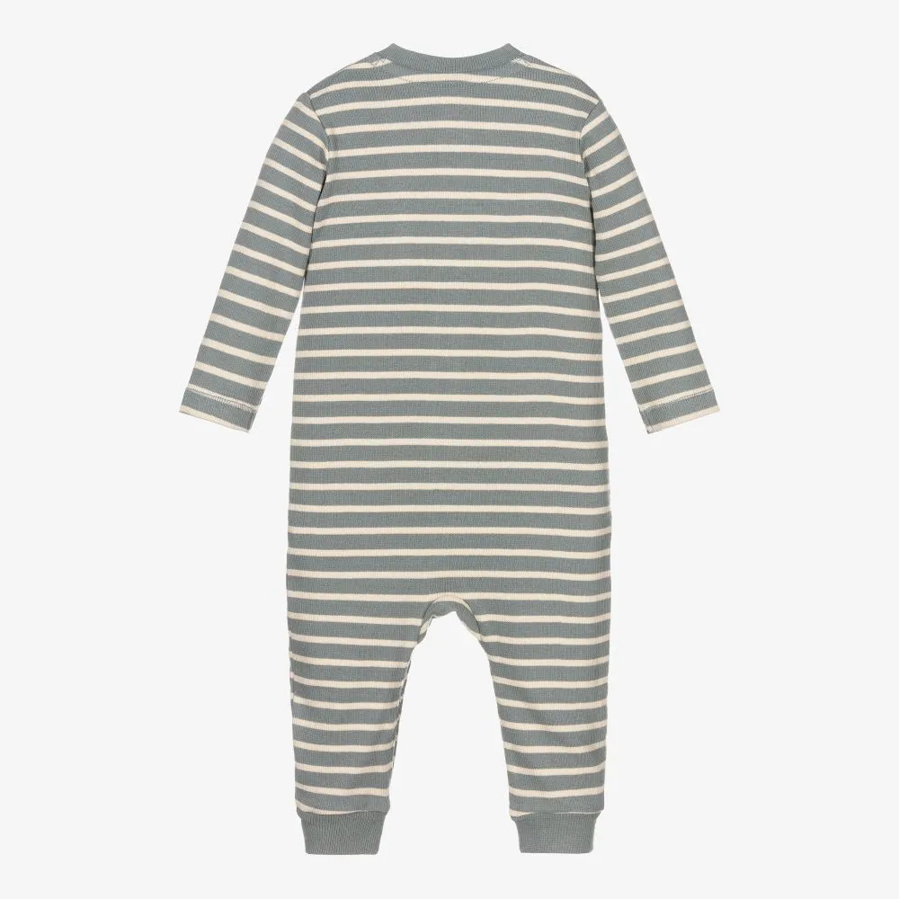 Striped Organic Cotton Romper