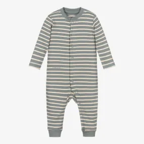 Striped Organic Cotton Romper